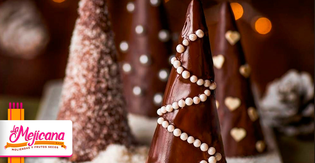 Arbolitos de Navidad de Chocolate  🍫